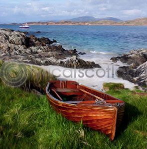 Clinker-Built Boat, Iona (Art)