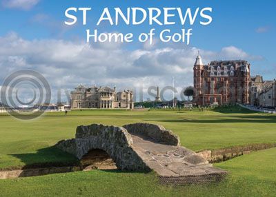 St Andrews Home of Golf Magnet (H)