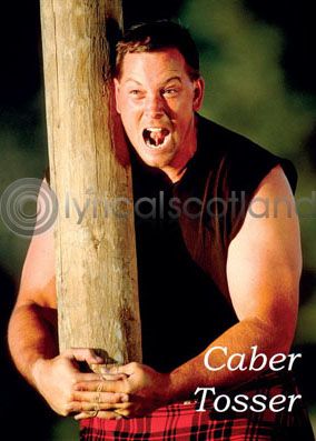 Caber Tosser Magnet (V)