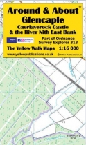 A&A Map Glencaple, Caerlaverock Castle, River Nith East Bank