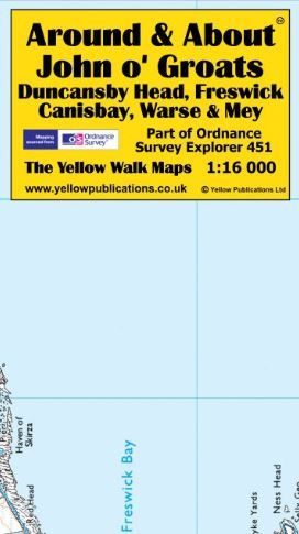 A&A Map John O'Groats, Duncansby Head, Freswick, Canisbay