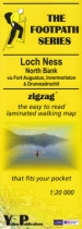 Footpath Map Loch Ness North, Fort Augustus, Drumnadrochit