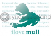 ilove mull Magnet (H) (Apr)