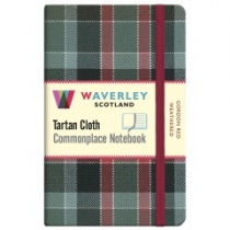 Tartan Cloth Notebook: Gordon Red Weathered