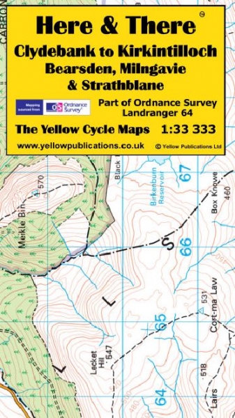 H&T Map Clydebank to Kirkintilloch, Bearsden, Milngavie