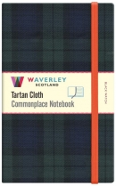 Tartan Cloth Notebook Large: Black Watch