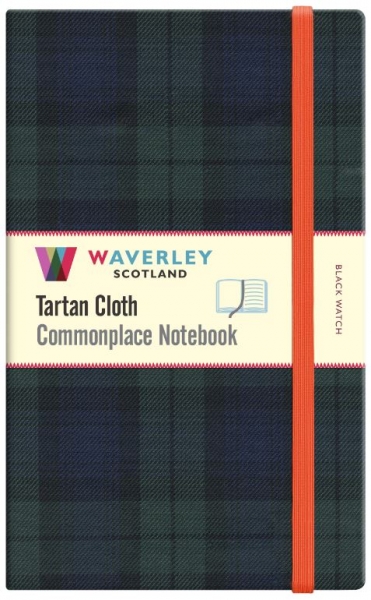 Tartan Cloth Notebook Large: Black Watch