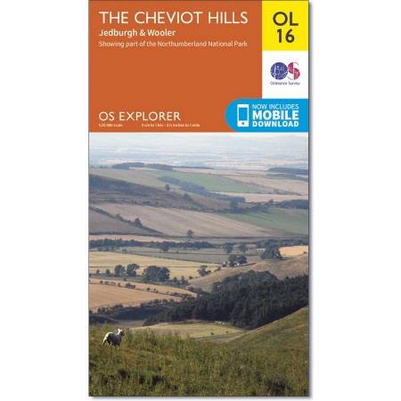 Explorer OL 16 Cheviot Hills, Jedburgh & Wooler