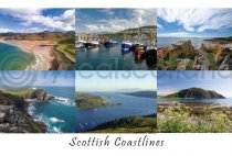 Scottish Coastlines Composite 2 West Postcard (HA6)