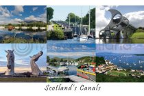 Scotland's Canals Composite Postcard (HA6)