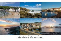 Scottish Coastlines Composite 1 East Postcard (HA6)