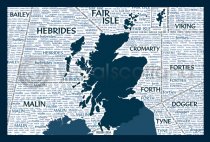 Scotland Shipping Forecast Postcard (VA6)