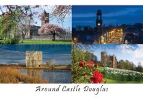 Around Castle Douglas Composite Postcard (HA6)