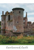 Caerlaverock Castle Postcard (VA6)