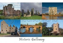 Historic Galloway Composite Postcard (HA6)