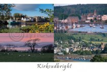 Kirkcudbright Composite Postcard (HA6)