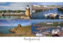 Portpatrick Composite Postcard (HA6)