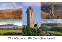 National Wallace Monument Composite 2 Postcard (HA6)