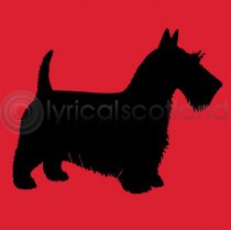 #scottie Colour Art Style Greetings Card