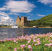 Lochranza Castle, Isle of Arran Colour Art Greetings Card