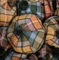 Tartan & Tweed Hats Colour Photo Greetings Card