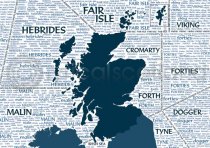 Scotland Shipping Forecast Magnet (H)