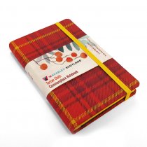 Tartan Cloth Notebook Pocket: Rowanberry (Jun)