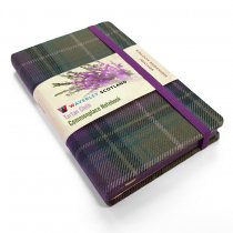 Tartan Cloth Notebook Pocket: Heather (Jun)