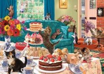 Jigsaw Feline Frenzy 1000pc