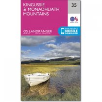 Landranger Active 35 Kingussie & Monadhliath Mountains