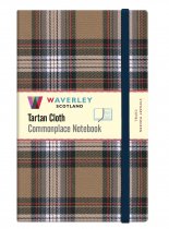 Tartan Cloth Notebook Large: Stewart Modern Camel