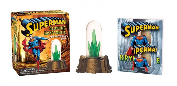 Superman Glowing Kryptonite & Book Kit