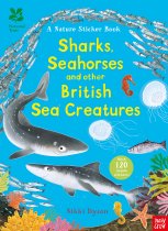 Nature Sticker Book: Sharks, Seahorses & Sea Creatures (May)