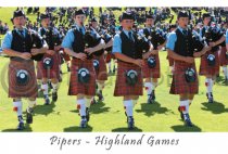 Highland Games Postcard (HA6)