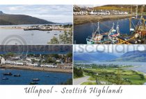 Ullapool Composite Postcard (HA6)