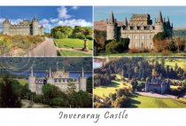 Inveraray Castle Composite Postcard (HA6)