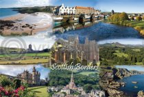 Scottish Borders Fusion Postcard (HA6)