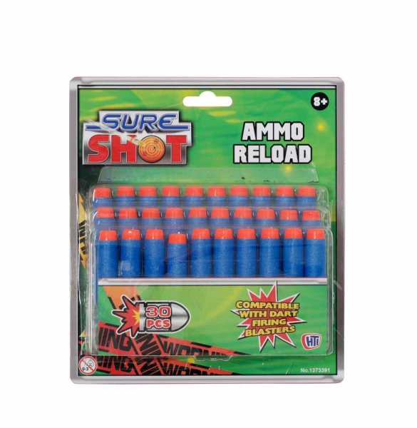 Sure Shot 30pc Ammo Reload Foam Bullets