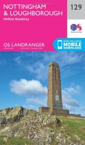 Landranger 129 Nottingham & Loughborough, Melton Mowbray