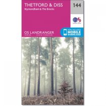 Landranger 144 Thetford & Diss, Breckland & Wymondham