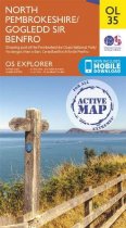 Explorer Active OL 35 N Pembrokeshire, Gogledd