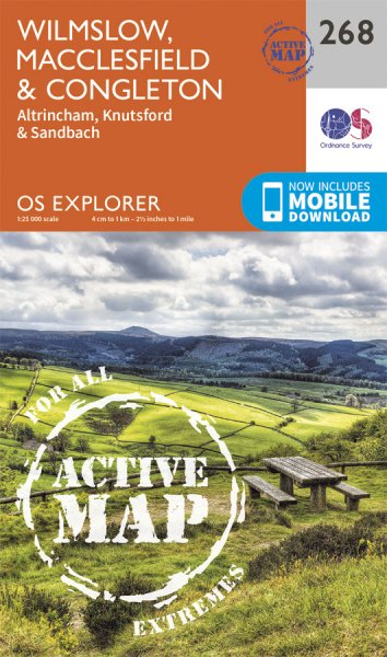 Explorer Active 268 Wilmslow, Macclesfield & Congleton