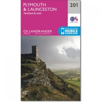 Landranger 201 Plymouth & Launceston, Tavistock & Looe