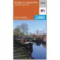 Explorer 222 Rugby & Daventry, Southam & Lutterworth