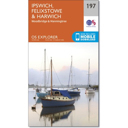 Explorer 197 Ipswich, Felixstowe & Harwich