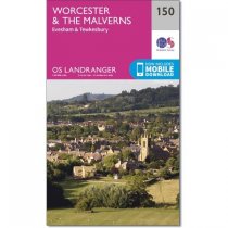 Landranger 150 Worcester & the Malverns, Evesham, Tewkesbury