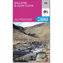 Landranger Active 44 Ballater, Glen Clova