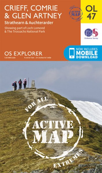 Explorer Active OL 47 Crieff, Comrie & Glen Artney