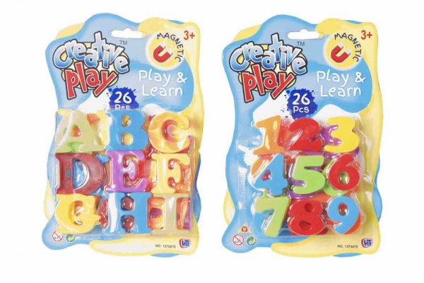 Creative Play Magnetic Letters & Numbers 2 Asst