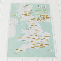 Collect & Scratch Print: Gin Distilleries